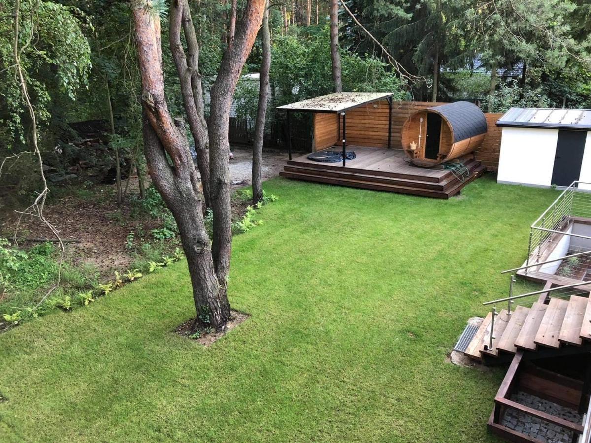 Luksusowy Apartament Pod Lasem, Otwock -Shared Garden, Sauna, Wood Hot Tub! Hot Tub Seasonal! Eksteriør bilde